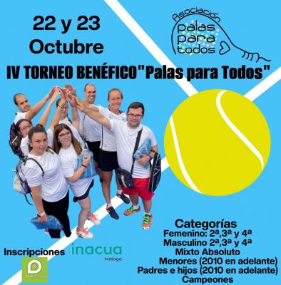 poster del torneo IV TORNEO BENEFICO 