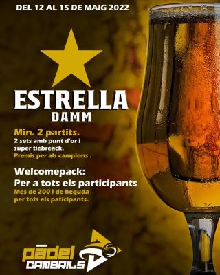 poster del torneo TORNEIG ESTRELLA DAMM BY PÀDEL CAMBRILS