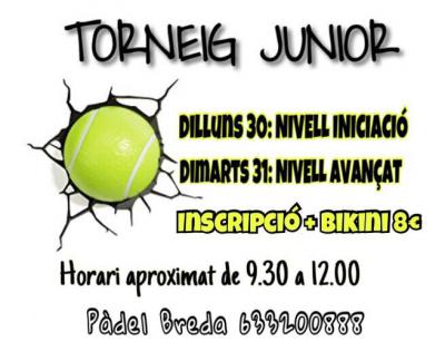 poster del torneo TORNEIG JUNIOR