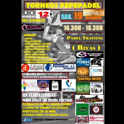 poster del torneo TORNEO PEPEPADEL