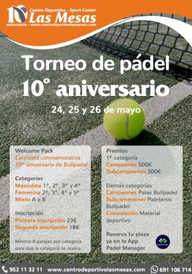 poster torneo TORNEO 10º ANIVERSARIO