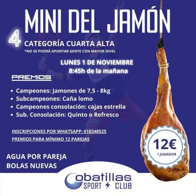 poster torneo MINI DEL JAMÓN