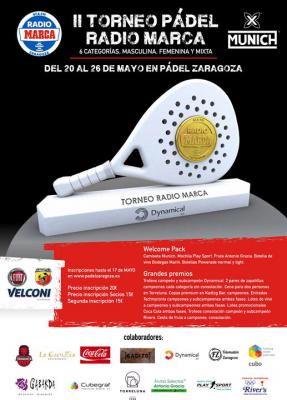 poster del torneo II TORNEO PADEL RADIO MARCA