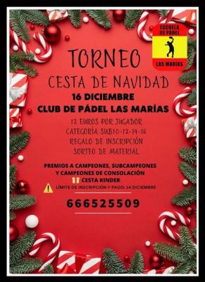 poster del torneo TORNEO CESTA DE NAVIDAD