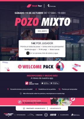 poster del torneo POZO MIXTO NIVEL ABIERTO VIM PADEL