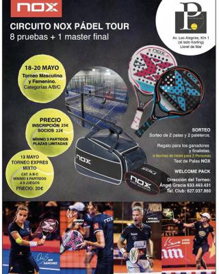 poster del torneo TORNEO NOX PADEL TOUR