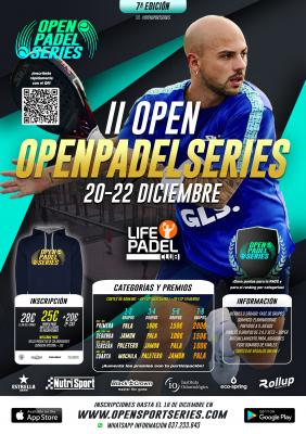 poster del torneo II OPEN OPS - LIFE PADEL INDOOR ABRERA