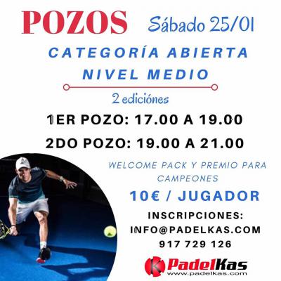 poster del torneo POZO CAT ABIERTA NIVEL MEDIO