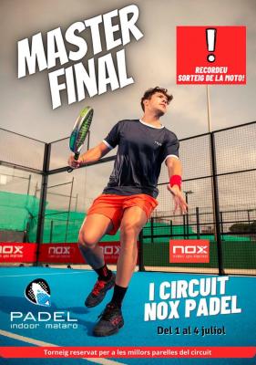 poster del torneo MASTER FINAL CIRCUITO NOX PADEL