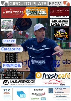 poster del torneo TORNEO PLATA 18 SANVIPADEL OPEN CLUB