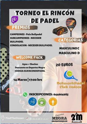 poster del torneo TORNEO EL RINCON DEL PADEL