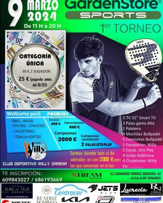 poster torneo TORNEO GARDENSTORE SPORTS