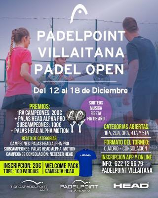 poster del torneo PADEL OPEN