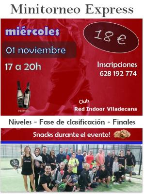 poster del torneo MINITORNEO NEXUS PADEL 💪🏼