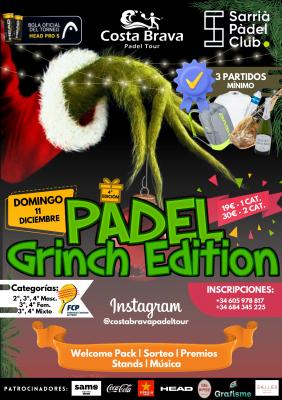 poster del torneo COSTA BRAVA PADEL TOUR: GRINCH EDITION