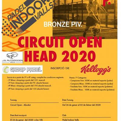 poster del torneo CIRCUIT OPEN HEAD 2020