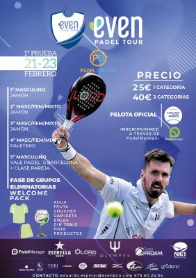 poster del torneo 1ª PRUEBA EVEN PADEL TOUR