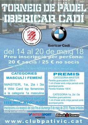 poster torneo TORNEIG IBERCAR CADÍ