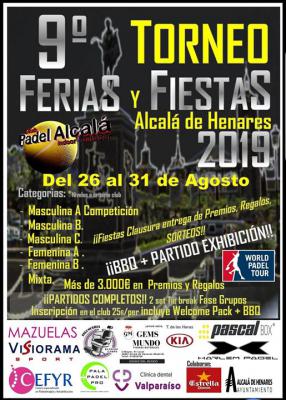 poster del torneo 9° TORNEO DE FERIAS Y FIESTAS ALCALÁ 2019