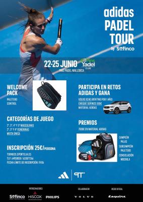 poster del torneo ADIDAS PADEL TOUR