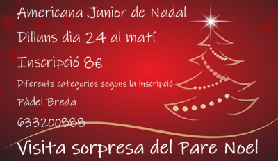 poster del torneo AMERICANA JUNIOR DE NADAL