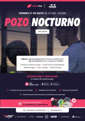 poster del torneo POZO NOCTURNO MOMO BY MAKING PADEL