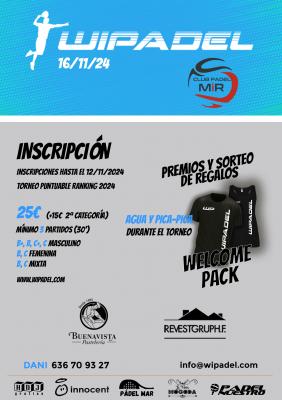 poster del torneo WIPADEL