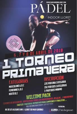 poster del torneo 1º TORNEO PRIMAVERA