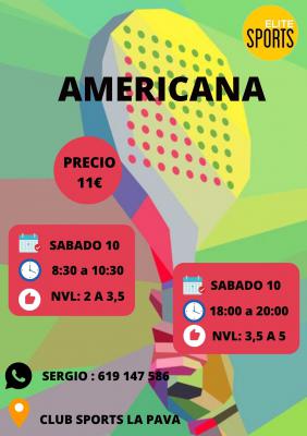 poster del torneo AMERICNA ELITE SPORTS