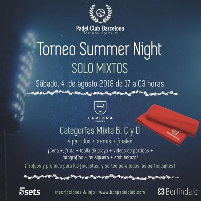 poster del torneo TORNEO SUMMER NIGHT