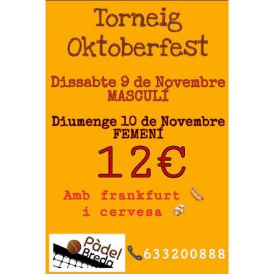 poster del torneo TORNEIG OKTOBERFEST