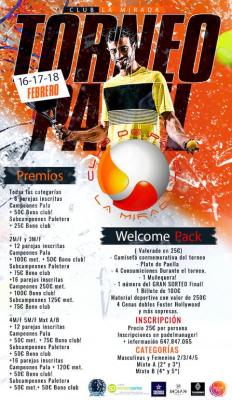 poster torneo TORNEO DE PADEL