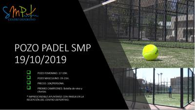 poster torneo POZO PADEL SMP