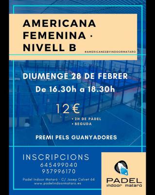 poster del torneo AMERICANA FEMENINA