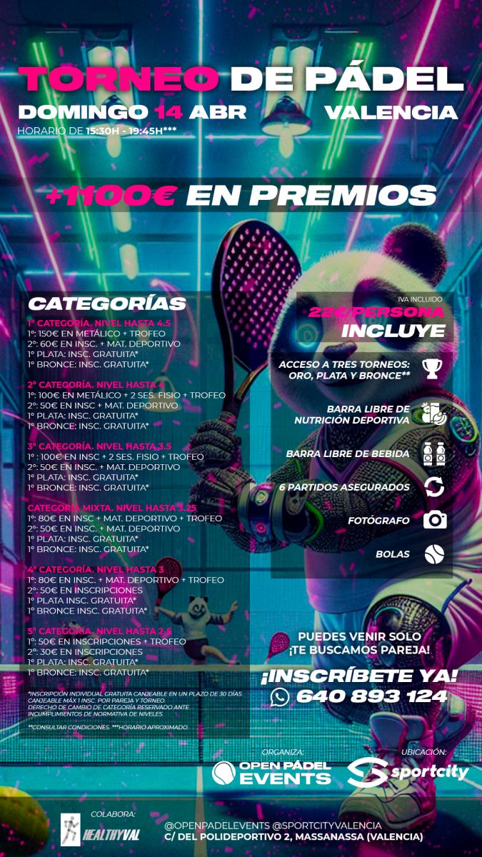 cartel del torneo