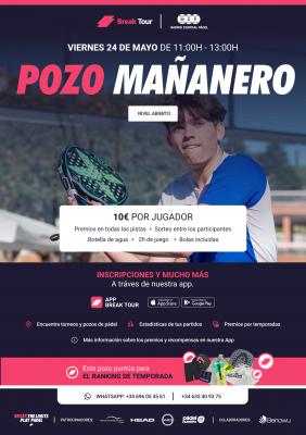 poster del torneo POZO MAÑÁNERO MADRID CENTRAL PADEL