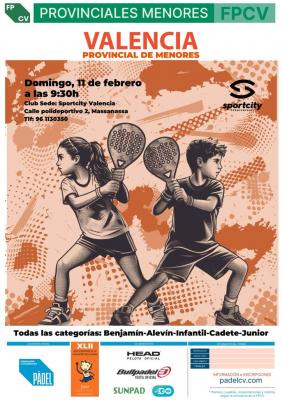 poster del torneo PROVINCIAL DE MENORES SPORTCITY MASANASSA