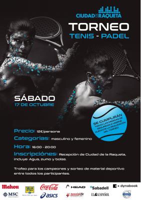 poster del torneo TORNEO TENIS-PADEL