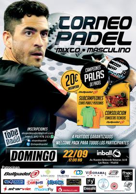 poster del torneo TORNEO DE PADEL MIXTO - MASCULINO