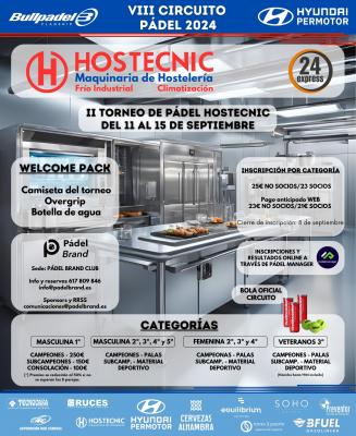 poster del torneo II TORNEO HOSTECNIC - 6ª PRUEBA PIUNTUABLE