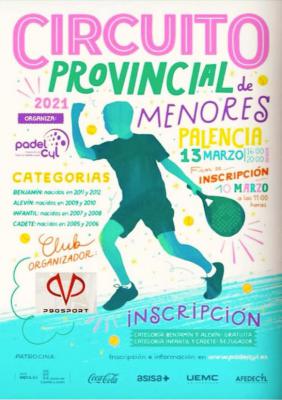 poster del torneo 1ª PRUBA - CIRCUITO PROVINCIAL DE MENORES 2021