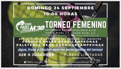 poster del torneo TORNEO FEMENINO