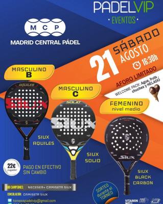 poster del torneo TORNEO PADEL VIP EVENTOS