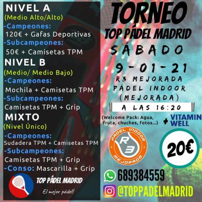 poster del torneo TORNEO DE PADEL