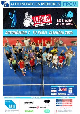 poster torneo AUTONÓMICO 7 TUPADEL VALENCIA