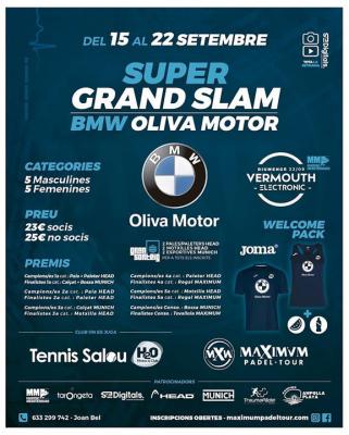 poster del torneo SÚPER GRAN SLAM BMW OLIVA MOTOR