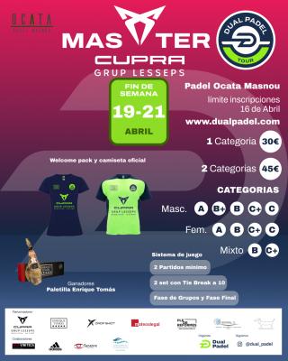 poster del torneo MASTER CUPRA LESSEPS MATARO 2024