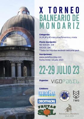 poster del torneo X TORNEO BALNEARIO MONDARIZ