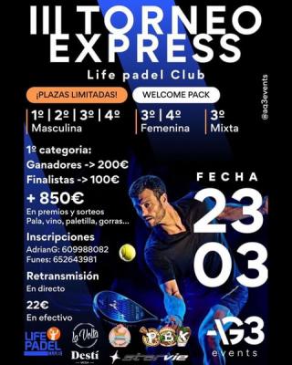 poster torneo III TORNEO EXPRESS