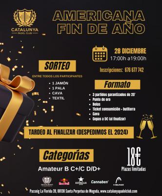 poster del torneo AMERICANA FIN DE AÑO